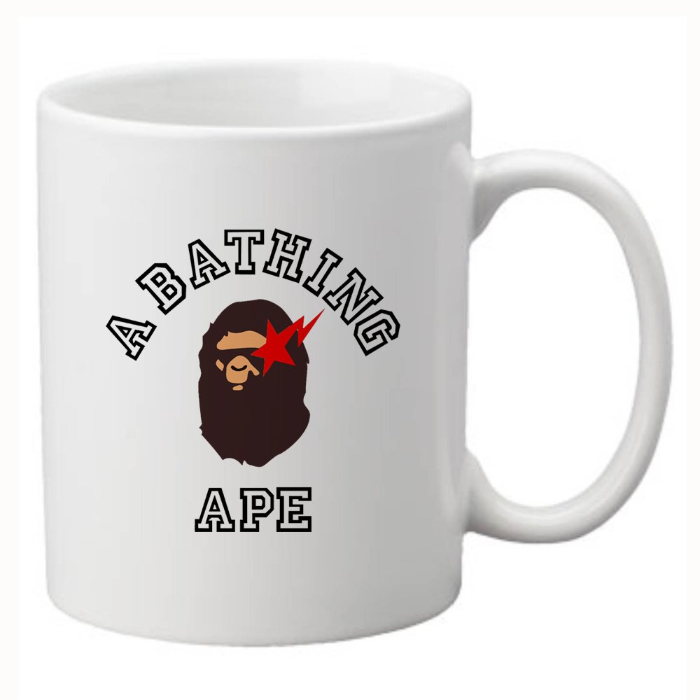 A Bathing Ape Bape Logo Mug 11oz Ceramic Coffee Mug | Desertcart BAHRAIN