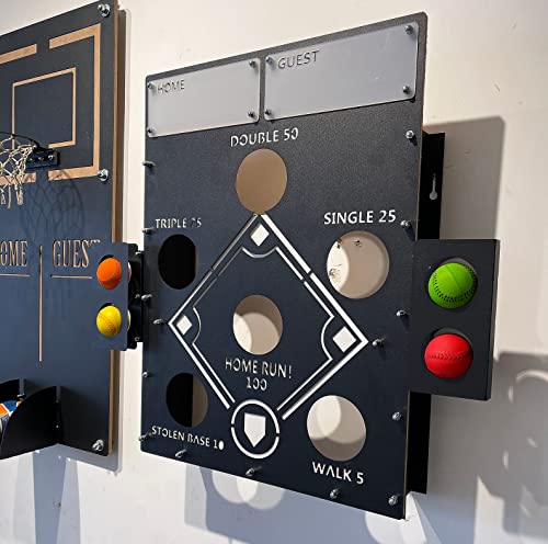 Tubibu Wall Games, Unique Wall Decor, Extraordinary Gift, Wall Decor, Wall Art, Wall Game Board, Office Wall Art, Housewarming Gift (Baseball) #TOP7