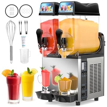 2 flavor slush machine