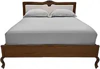 Jogo de Cama Casal Padrão Percal 400 Fios 100% Algodão Egípcios 03 Peças Ruth Sanches Toque Premium Extra Macio – Prata