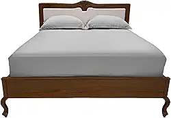 Jogo de Cama Queen Percal 400 Fios 100% Algodão Egípcios 03 Peças Ruth Sanches Toque Premium Extra Macio – Prata