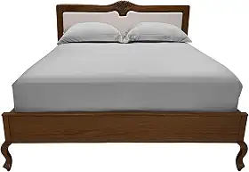 Jogo de Cama Casal Padrão Percal 400 Fios 100% Algodão Egípcios 03 Peças Ruth Sanches Toque Premium Extra Macio – Prata