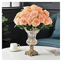 装飾的な模様の陶器花瓶 高さ20cm 民藝な大花瓶 陶磁器 高さ38.5cm | mozolasika VRANA製品と置物