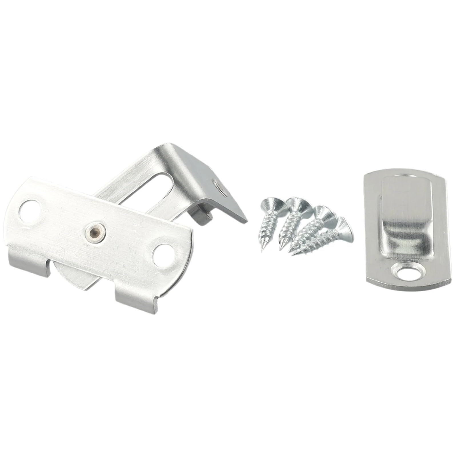 Naqzrxpml One Color Door Bolt Stainless Steel 90 Degree Right Angle Lock Latch Buckle Hasp 3 Inch Sliding Barn