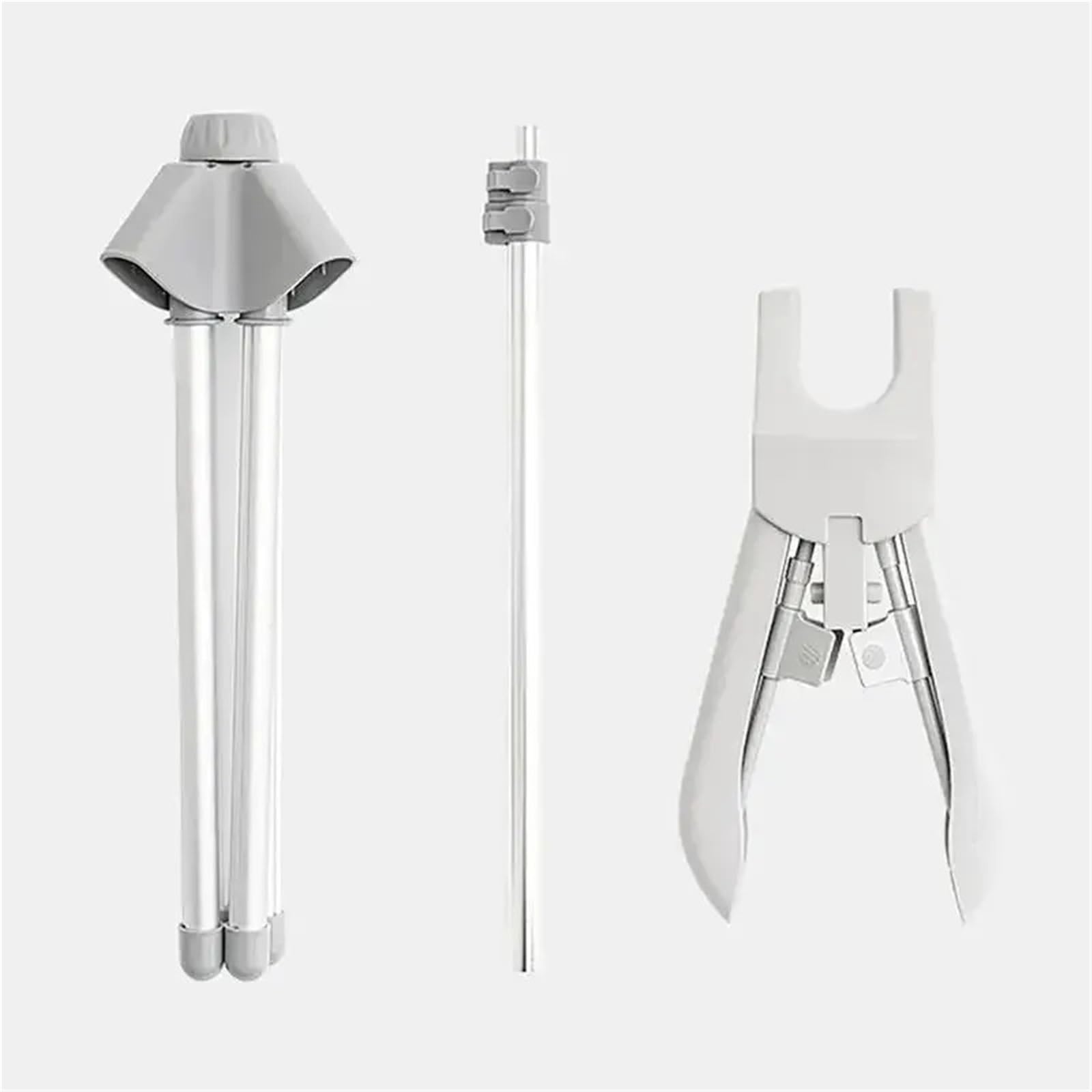 Supporto for ASSE da Stiro Supporto for Stiratura Regolabile for Stiratura Verticale telescopico Staffa da Stiro Portatile in Piedi per La Lavanderia(Grey)
