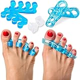 Toe Separators and Toe Straightener Restore Toes to Their Original Shape Gel Toe Stretcher Toe Spacers for Women and Men Hammer Toes Bunion Corrector Relaxing Toes