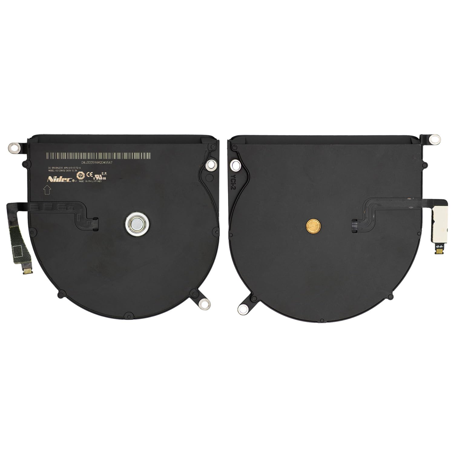 MMOBIEL Ricambio Ventola Lato Sinistro e Destro di Raffreddamento CPU di Portatile Compatibile con MacBook Pro 15 inch A1398 2012 – 2013