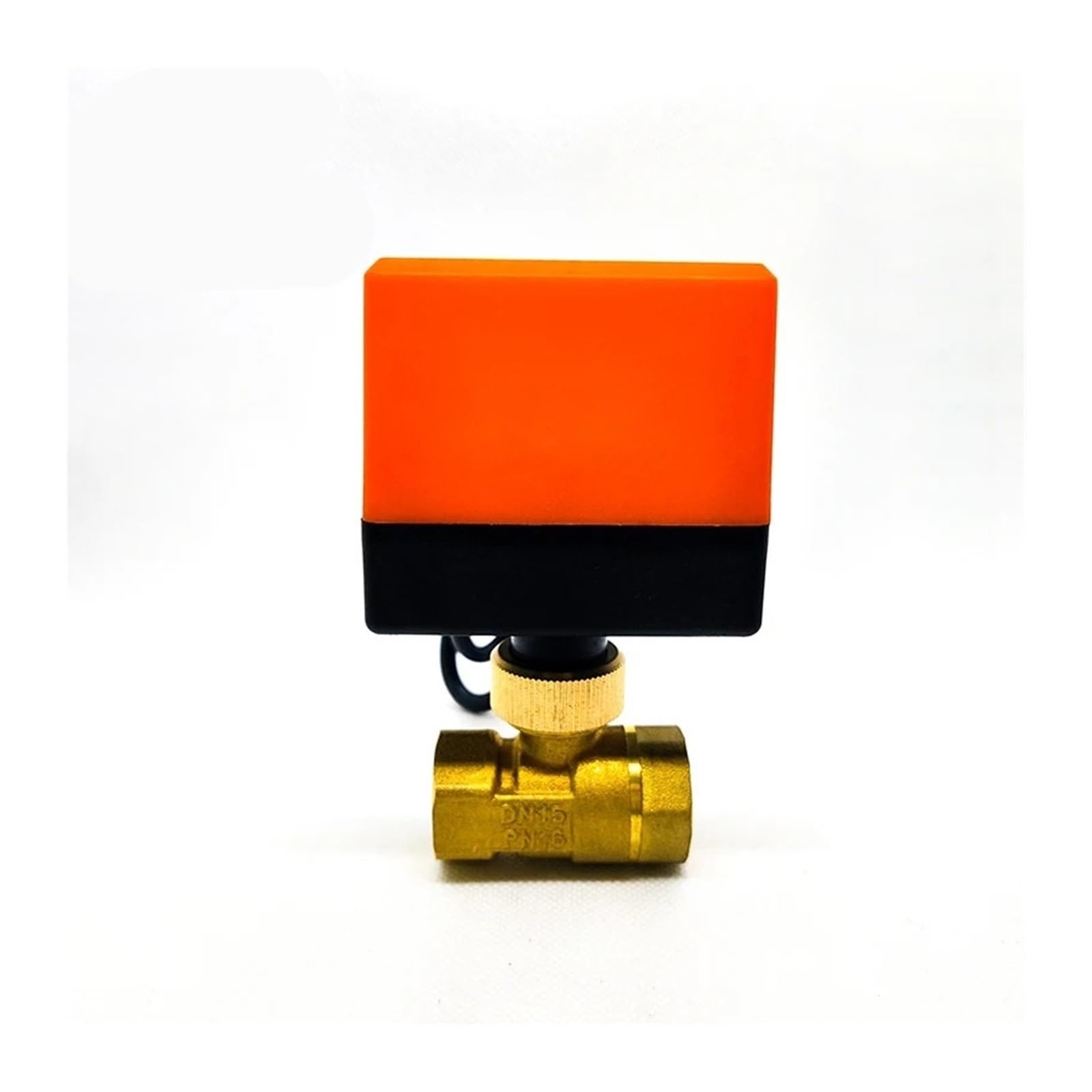 AOXIIUNNH 1/2" 3/4" 1" 1-1/4" 1-1/2" 2" Electric Ball Valve Brass Air Conditioning Floor Heating Solenoid Valve Two-Way AC220V DC24V DC12V(OneSize,24VDC)