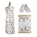 SPOTTED DOG GIFT COMPANY - Set di strofinaccio da cucina, grembiule e guanto da forno doppio - con gatti - resistenti al caldo - idee regalo per uomo, donna e amanti degli animali - in cotone