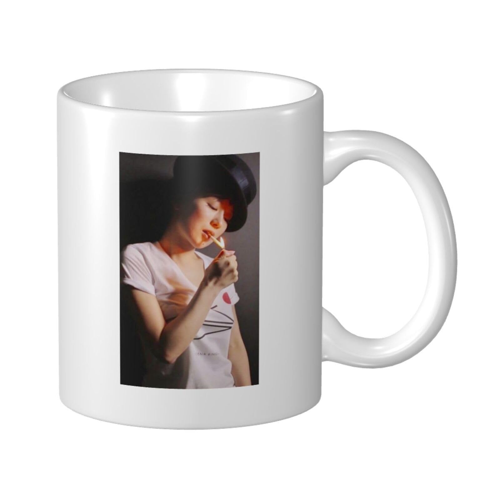 Amazon | 椎名林檎7 パーソナリティマグカップ おしゃれ コーヒー カップ 贈り物 陶器大容量レディー 男性 朝食カップミルクカップ 家庭用  | Saako | カップ＆ソーサー