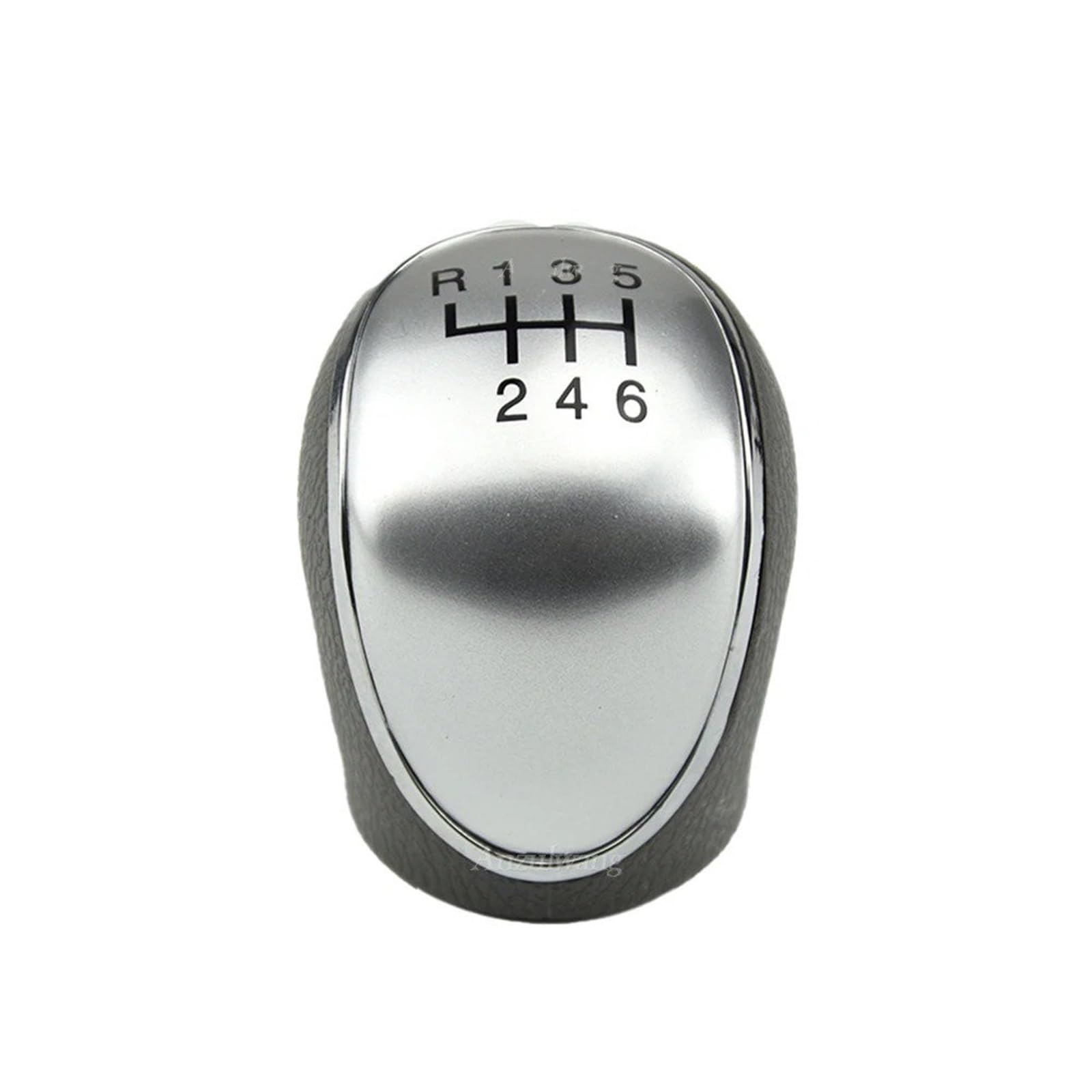 tusgt Gear Shifter Knob Head for Hyundai for IX35 2012-2015 6Speed Manual Gear Shift Knob Lever Shifter Handball Gearbox Handles Stick Head Black Silver(6 Speed-Silver)