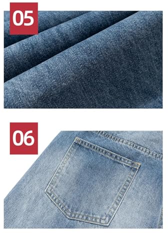 Men's and Women's Tassel Jeans Big Hole Pants Wide Leg Jean4