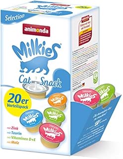 animonda Milkies Power, cat milk portions, selection, 20 cups at 15g
