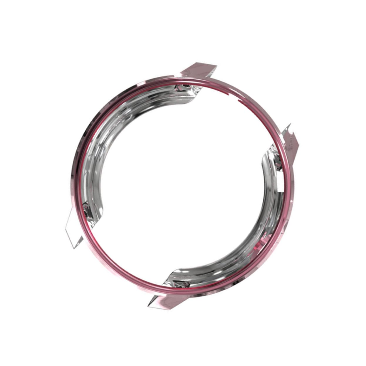 Mikikit Watch Cover Protective Cover Scratch Protection Anti Scratch Smartwatch Silicone Protector Smartwatch Full Cover Case Watch All-Around Cover Pink Intelligent Protective Case