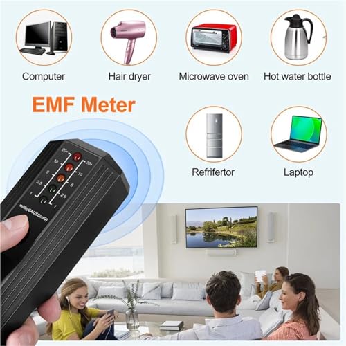 Medidor digital de radiación EMF con dosímetro electromagnético miniatura 3