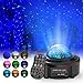 Produktbild Sternenhimmel Projektor mit Fernbedienung,Nachtlicht Nebelfleck Wasserwellen Projektor mit eingebautem Bluetooth Musiklautsprecher, Sprachsteuerung und Timer für Erwachsenen Kinder Schlafzimmer