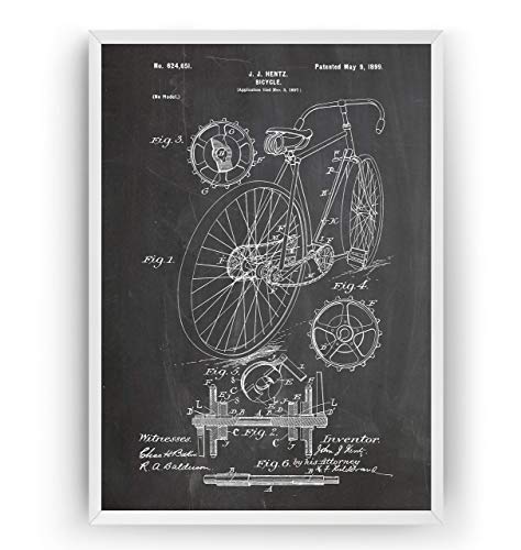 Les Velo Affiche De Brevet Impressions Racing Bike Prints Art Patent Posters Poster Cadeaux Pour Hommes Decor Femmes Lui Blueprint Plan Cadre Non Inclus Amazon Fr Handmade