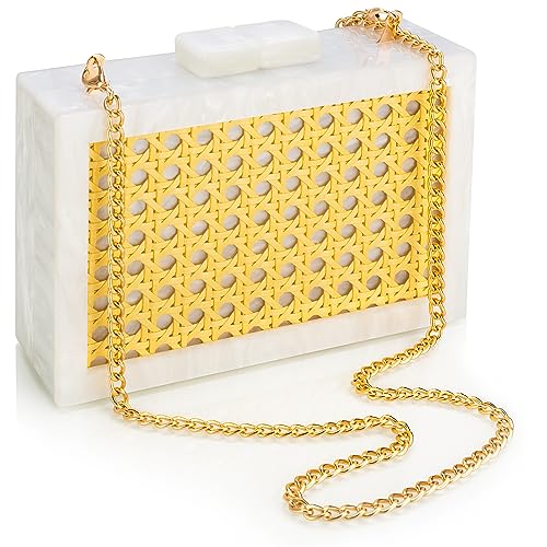 Image of YYW Women's Evening Clutch Acrylic Clutch Purses for Women Wedding Prom Dress Bag | for Women