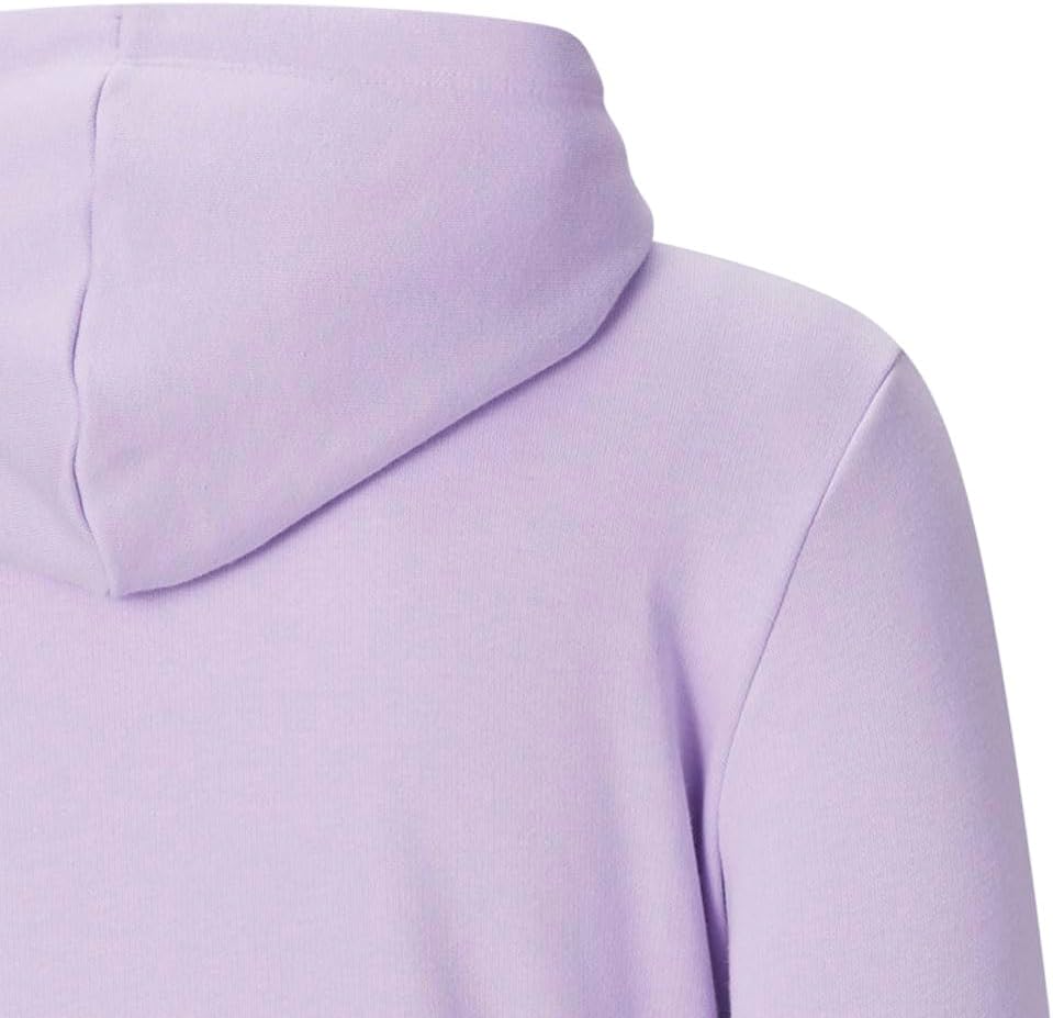PUMA Womens Essentials Colorblock Hoodie Casual Outerwear Casual Hoodie Drawstring - Purple - Image 4