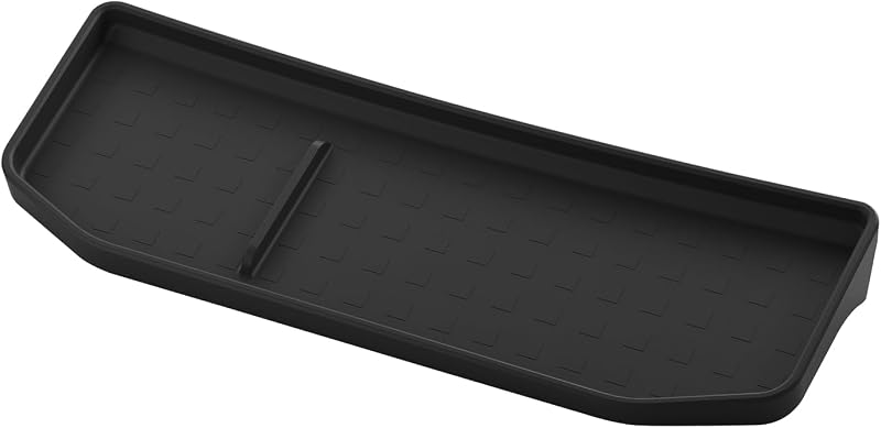 Caixa organizadora de silicone atrás da tela LUCKEASY para Hyundai Santa Fe 2024, 2025 e 2026