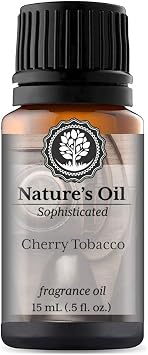 Cherry Tobacco Fragrance Oil 15ml for Cologne, Beard Oil, Diffusers, Soap Making, Candles, Lotion, Home Scents, Linen Spray, Bath Bombs