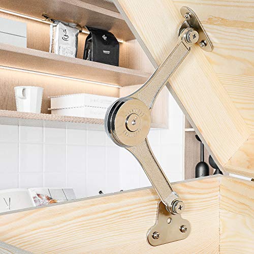 Heavy Duty Lid Support Hinges Soft Close Folding Lid Stay Hinge, Keep