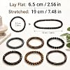 JAVMOO Wooden Beads Bracelet for Men Leather Wrap Hemp Cords Wood Beads Ethnic Tribal Bracelets Wooden Wristbands #4