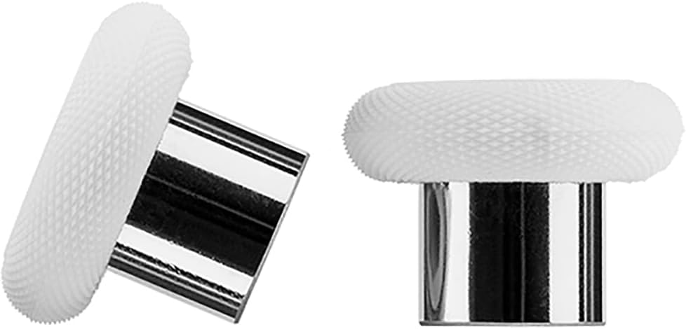 GuliKit KK Ring Thumbstick Kit, 3 Pair of Joystick Replacement Magnetic Analog Thumbstick Swap Set Stick Cap for Kingkong 2 & 2 pro Controller - White