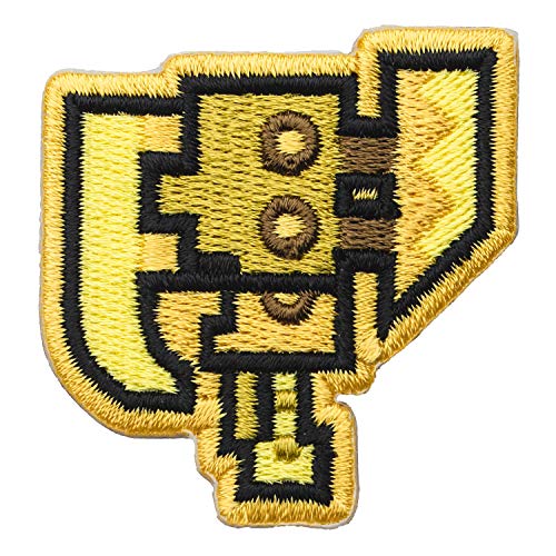モンスターハンターライズ 2way刺繍ワッペン<スラッシュアックス> 【オフィシャルライセンス商品】 グラフト ゲーミングライフ GGL045 イエロー