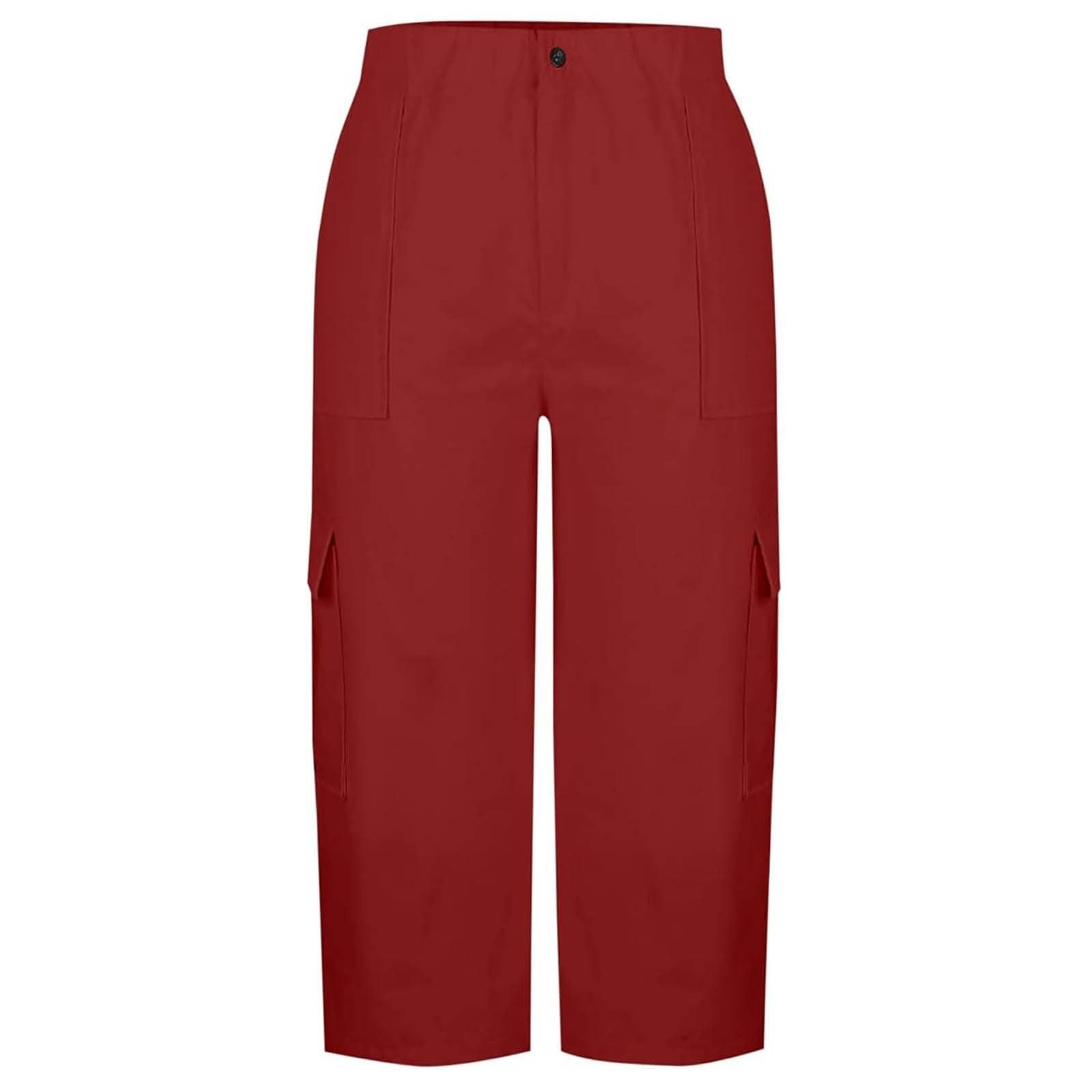 Pantalon Femme, Décontracté Taille Haute Pour Avec Poches – Tendance Et Confortable En Mélangée Sans Coutures, Idéal Au Quotidien, Design Original Unique