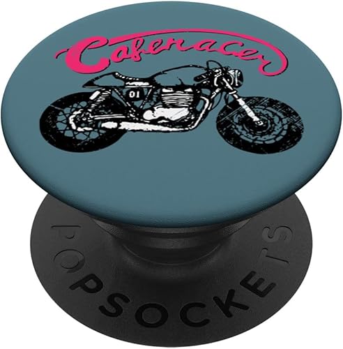 Cafe Racer Biker - PopSockets intercambiables para hombres, mujeres, adultos, adolescentes, niños y niñas
