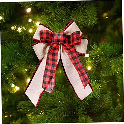 Decoración de Navidad PRETYZOOM con 8 lazos que no pierden la forma 7