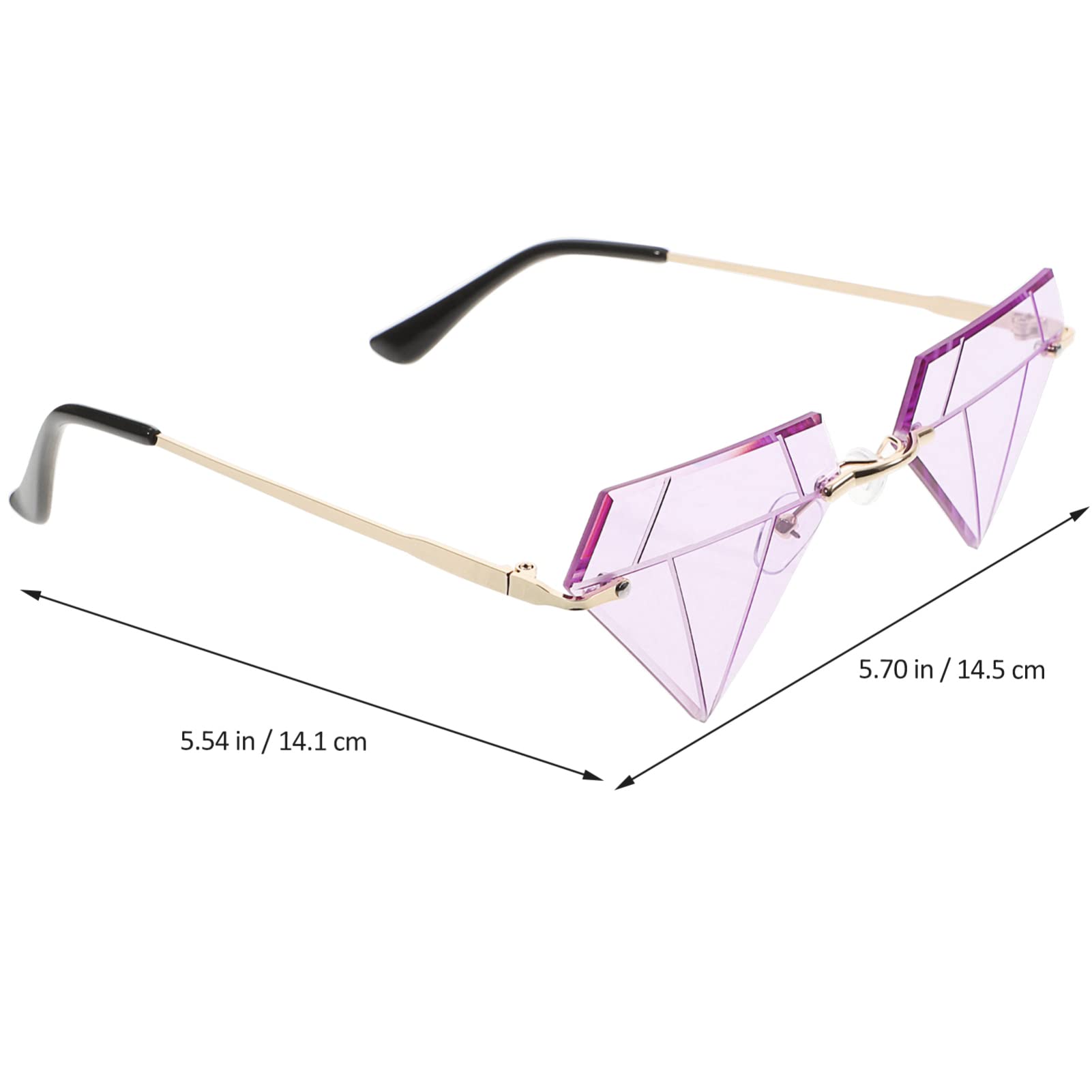 Gafas Con Forma De Diamante Gafas Maravillosas Gafas De Fiesta Gafas De Baile Gafas De Sol Sin Montura Con Forma De Diamante Gafas De Sol De Moda Ordenador Personal
