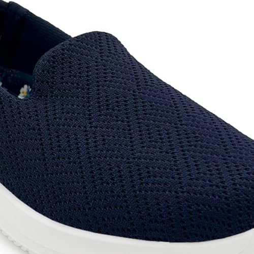 Image of KazarMax Easy On Women's Breathable Mesh Slip-On Loafers | Quick-Dry Casual Sneakers with No-Hands Design | Lightweight Anti-Skid Sole