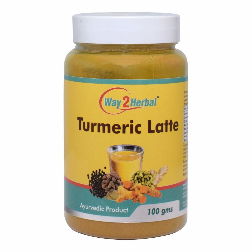 Turmeric Latte/Haldi Milk Powder | Golden Turmeric Latte Mix - 100 gms