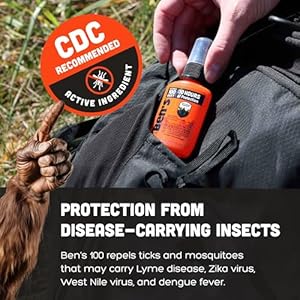 Bens 100 tick  insect repellent 1 25 fl oz Pump spray 4 pack   cucciolini doodles