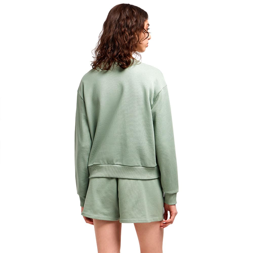 Armani Exchange Arte Sella, Sustainable, Shiny Logo Lettering Maglia di Tuta Donna (Pacco da 1)