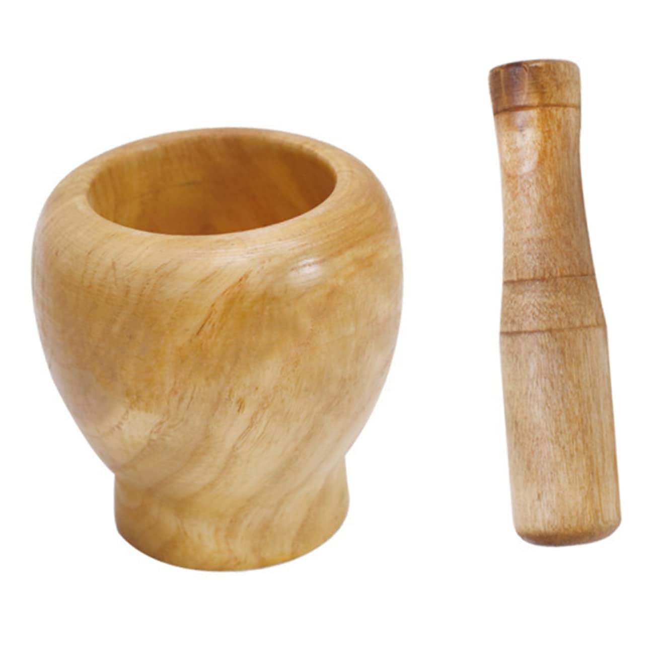 1set Solid Garlic Mortar for Spices Grinding - Pestle Kitchen Tool for Home Cooks and Design