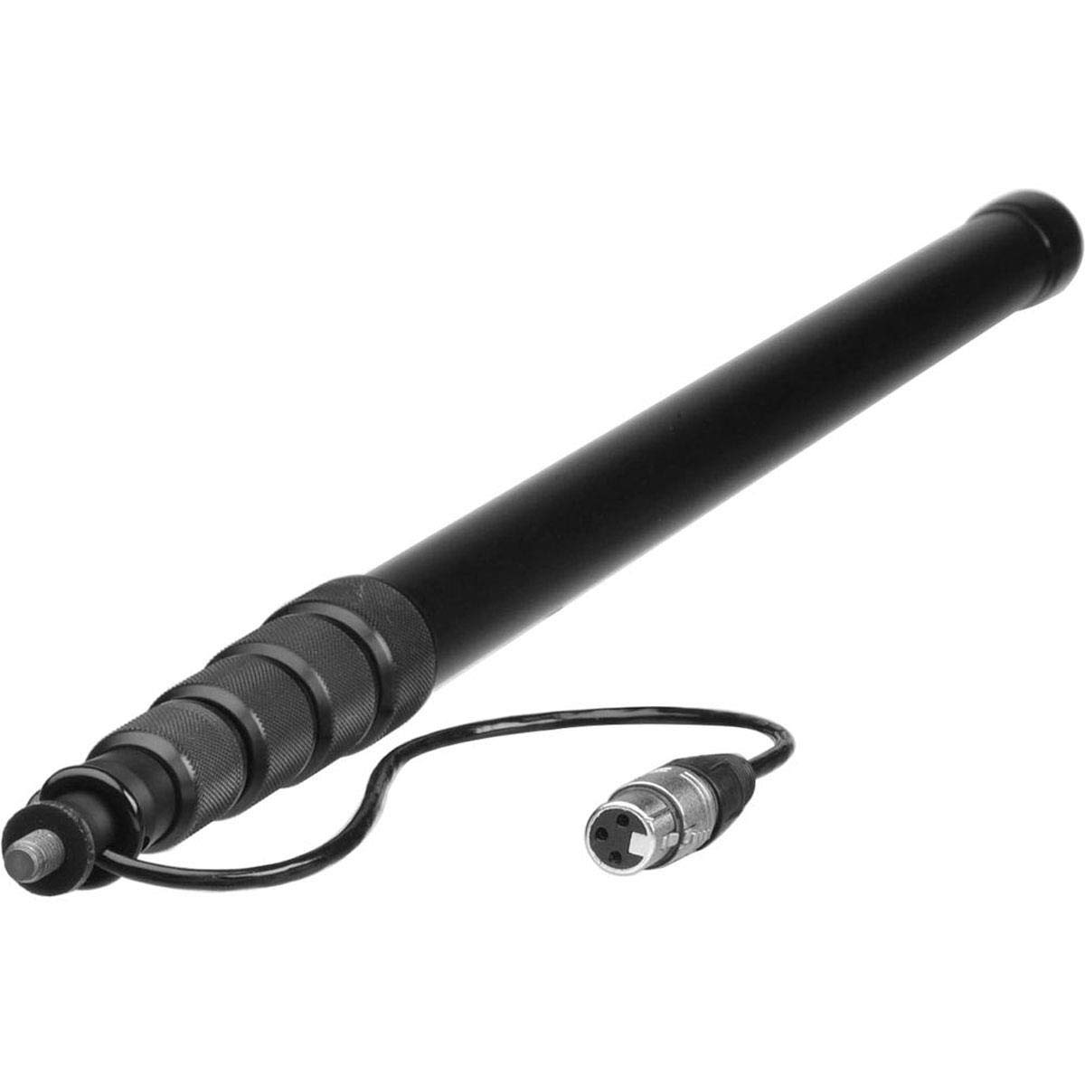 K-Tek 2'.7" to 9'.2" 5-Section Aluminum Avalon Series Boom Pole with Coiled Cable, Female and Male X