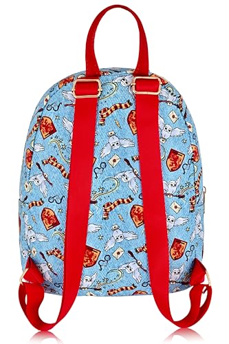 Fast Forward Mochila Harry Potter para homens, mulheres, unissex | Linda bolsa de couro PU 25,4 cm H