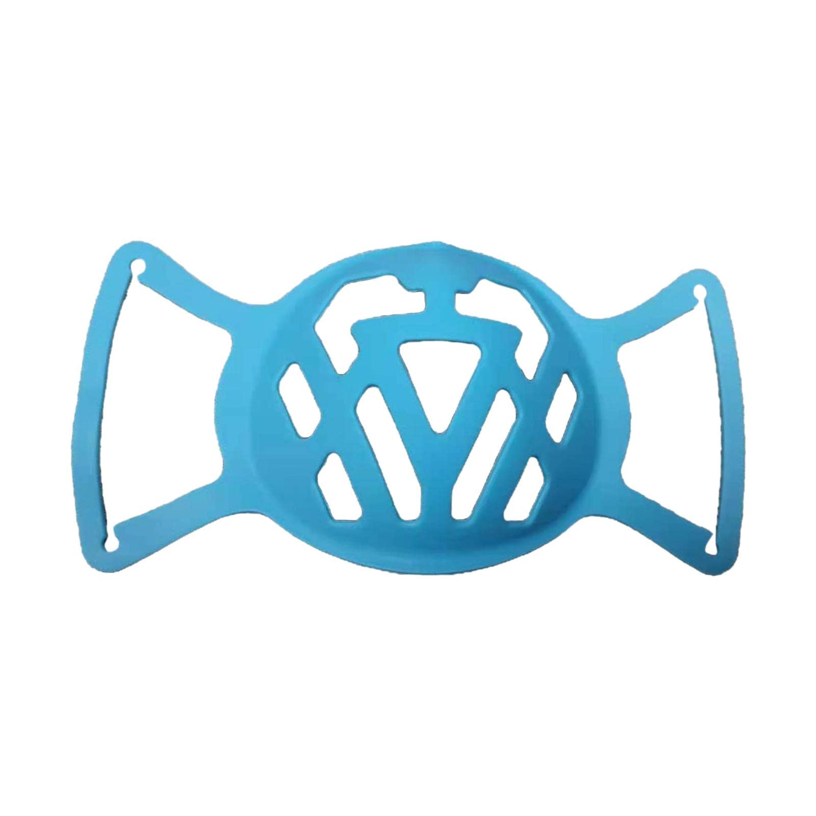 Jojomis Adult Silicone Bracket Safety Protective Lipstick Lips - Internal Support Holder Frame Nose Breathing Smoothly - DIY Face Accessories, Reusable - Blue