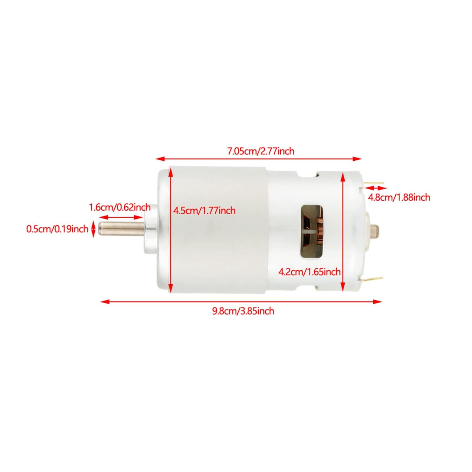 775 12V 60W 12000RPM Silnik Elektryczny 775 Miniaturowy Silnik Szczotkowany DC 12V Silnik do Elektronarzędzi Przenośny Generator Falowniki Mocy Narzędzia