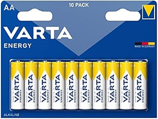 Varta HIGH ENERGY AA jednouchwytowa bateria alkaliczna 1,5 V (pojedyncza bateria, AA, alkaliczna, cylindryczna, 1,5 V, 10 sztuk (e))