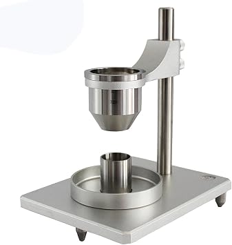 Hall Flow Meter, Powder Bulk Density Meter and Flow Tester with 2.5 and 5 Mm Stainless Steel Funnel, High Precision/Results More Accurate, for Testing Flow and Bulk Density