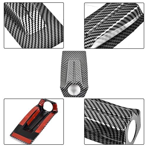 Image of SAUTVS Rear Camera Trim Cover for Polaris Slingshot 2020-2024, Carbon Fiber Style Behind Camera Decorative Lid Trim Cover Rear Camera Protector for Polaris Slingshot 2020-2024 Accessories