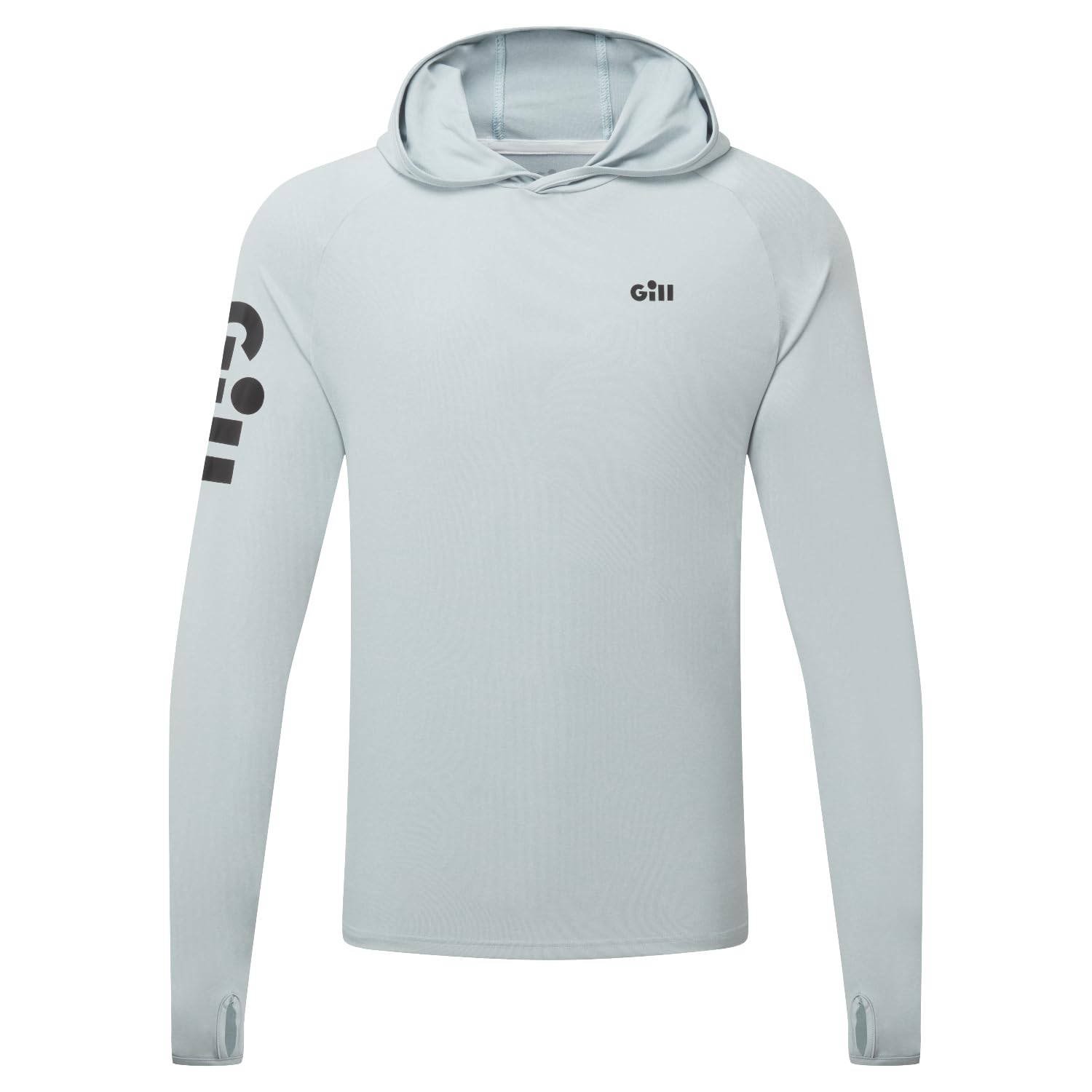 Gill Fishing Mens Infinity Hoodie - UPF 50+ Sun Protection, Quick Dry & Moisture Wicking (Light Grey, XL)