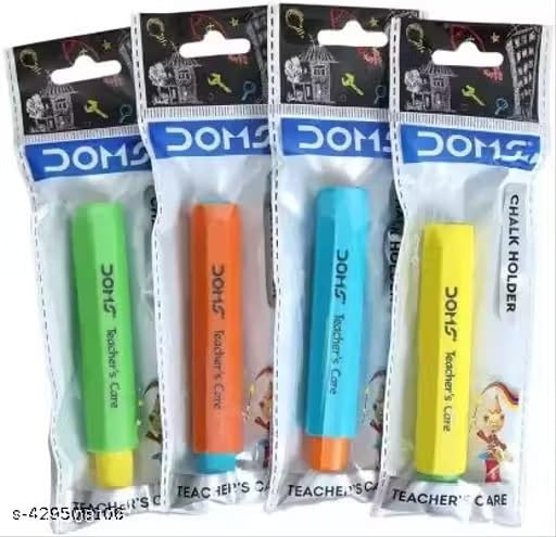 Colorful Chalk Holder for Teachers & Kids – Dust-Free Chalk Grip Pen – Comfortable Classroom Writing Tool (Assorted Colors)-image-40
