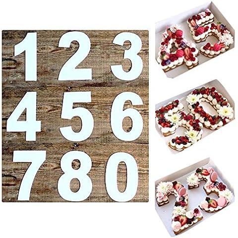 Pochoirs à gâteau Ulalaza 0-9 Cover