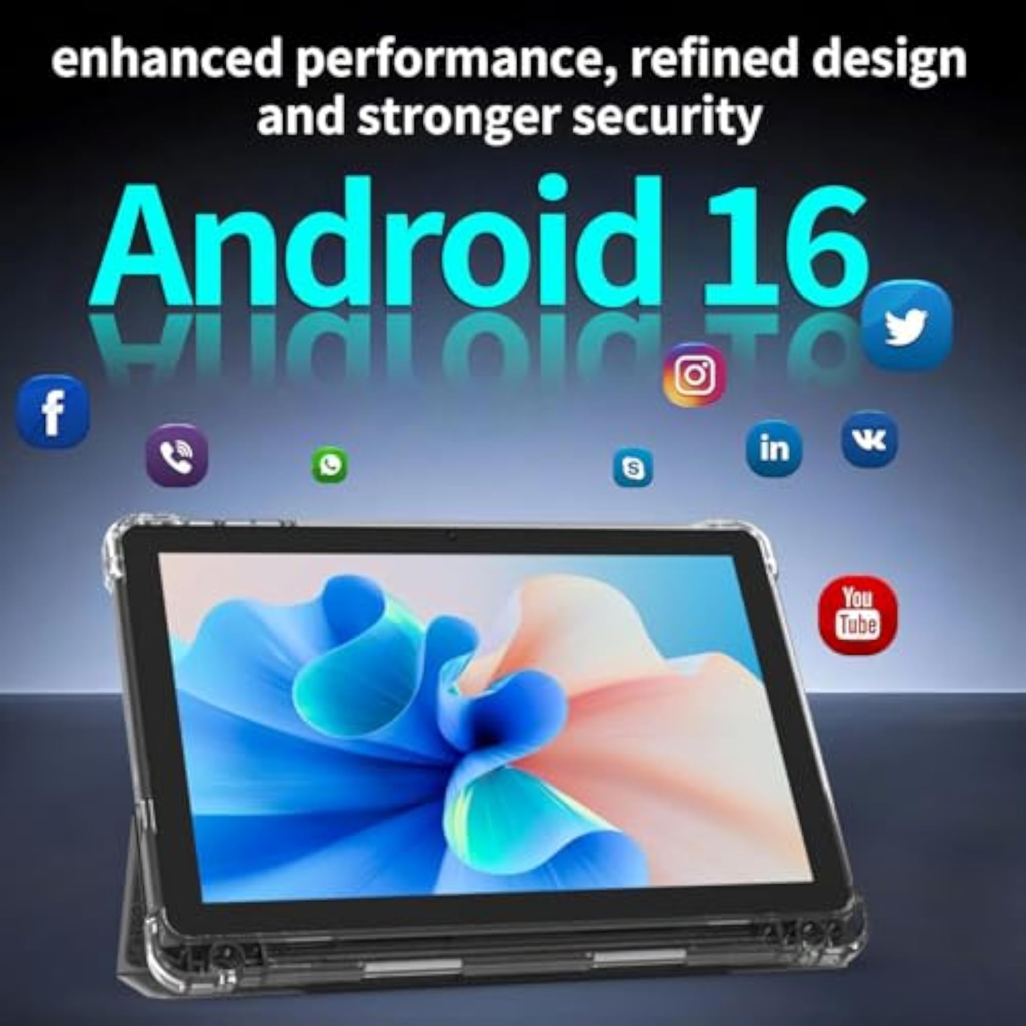 Android 15 Tablet PC with 20GB RAM and 128GB Storage