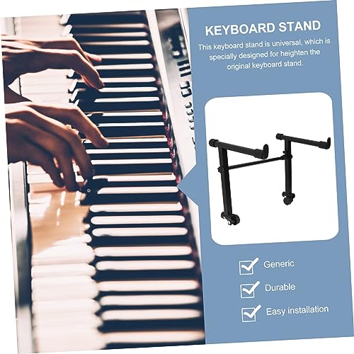 NULYLU 1 Jeu Support Pour Clavier Électronique Supports De Clavier Support De Clavier Électronique Stand De Pianos Support De Piano Extension Du Support De Clavier Instrument Le Fer Black - Les Beatles, Paul McCartney, John Lennon, RIngo Starr, George Harrison NULYLU 1 Jeu Support Pour Clavier Électronique Supports De Clavier Support De Clavier Électronique Stand De Pianos Support De Piano Extension Du Support De Clavier Instrument Le Fer Black – Image 8